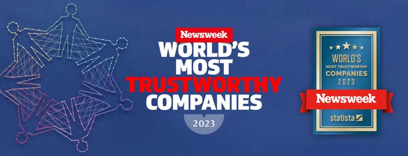 Brunswick named by Newsweek as one of the world's most trustworthy companies photo copyright Newsweek taken at 