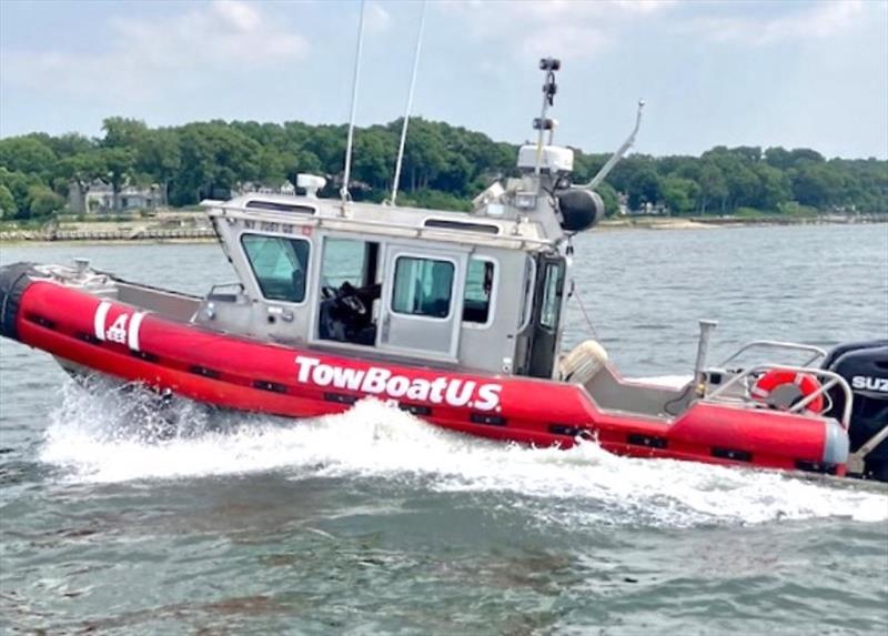 TowBoatUS Oyster Bay provides professional on-water assistance 24/7 including towing, soft ungrounding, battery jump and fuel drop-off services photo copyright Scott Croft taken at  and featuring the Power boat class